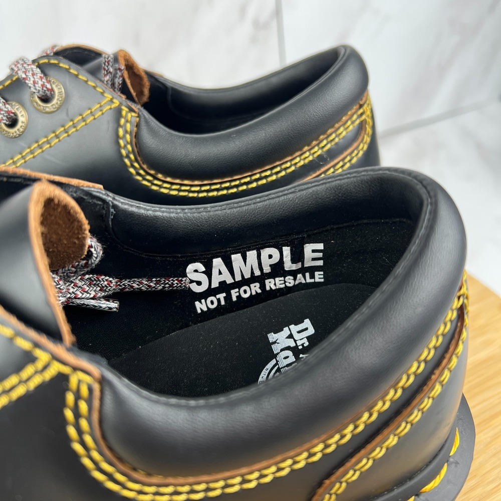 Dr. Doc Martens Collier Bex Womens Size 6 Black Leather Platform Shoes - Picture 12 of 15